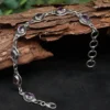 Amethyst 925 Silber Edelstein Armband zeitloser Damen Armschmuck