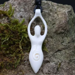 Angerone Knochenschmuck Anhänger Knochen vom Wasserbüffel 5cm