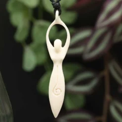 Angerone Schmuck aus Knochen Kette Anhänger