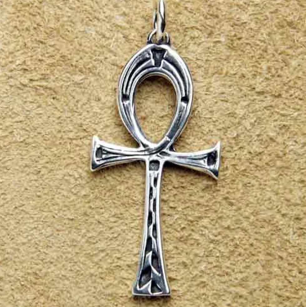 Ankh Schmuck Anhänger 925 Silber schlichter Kettenanhänger