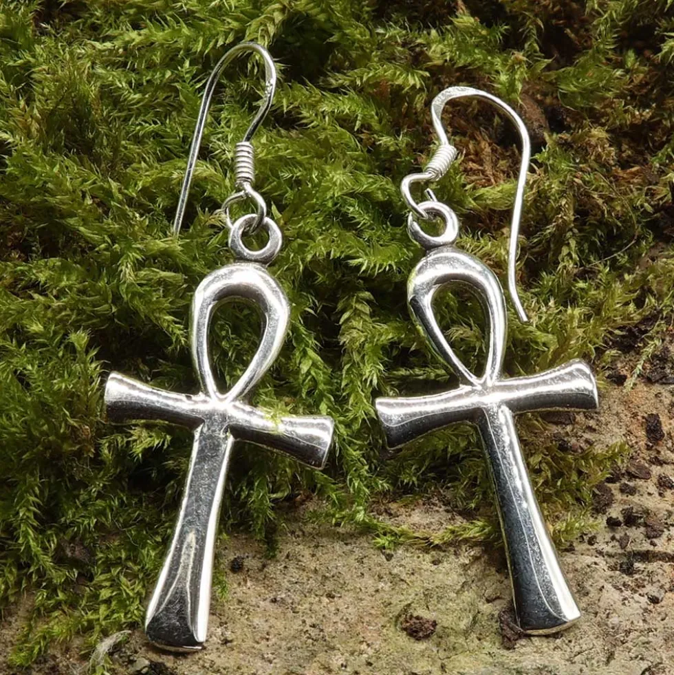 Ankh 925 Silber Silber Ohrringe Ägypten Parrpreis