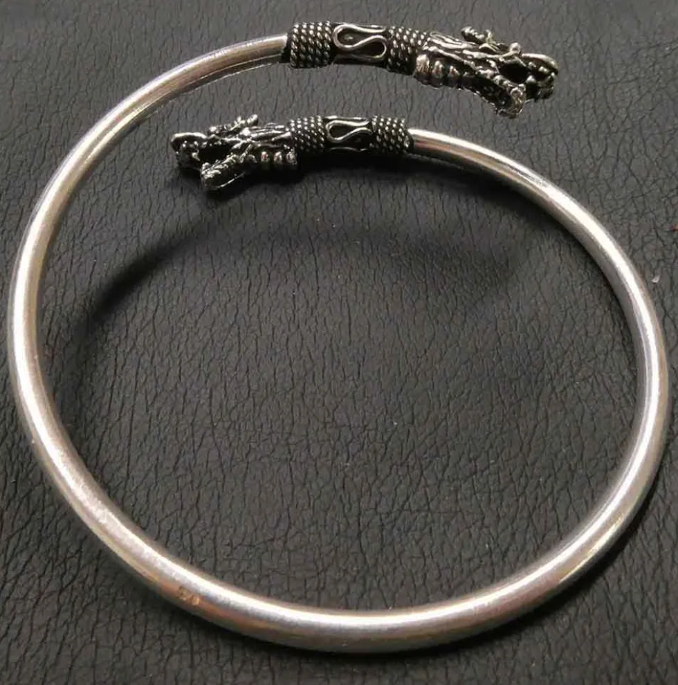 Armreif Drachen 925 Silber Armschmuck