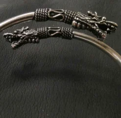 Armreif Drachen 925 Silber Armschmuck