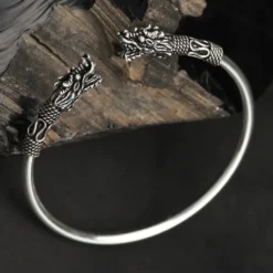 Armreif Drache 925 Silber Armschmuck
