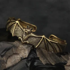 Armreif Fledermaus Messing Armschmuck Damen