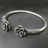 Armreif Rosen Armschmuck 925 Silber Damenschmuck