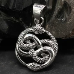 Auryn Anhänger Schlangen Silber Schmuck 925 Silber