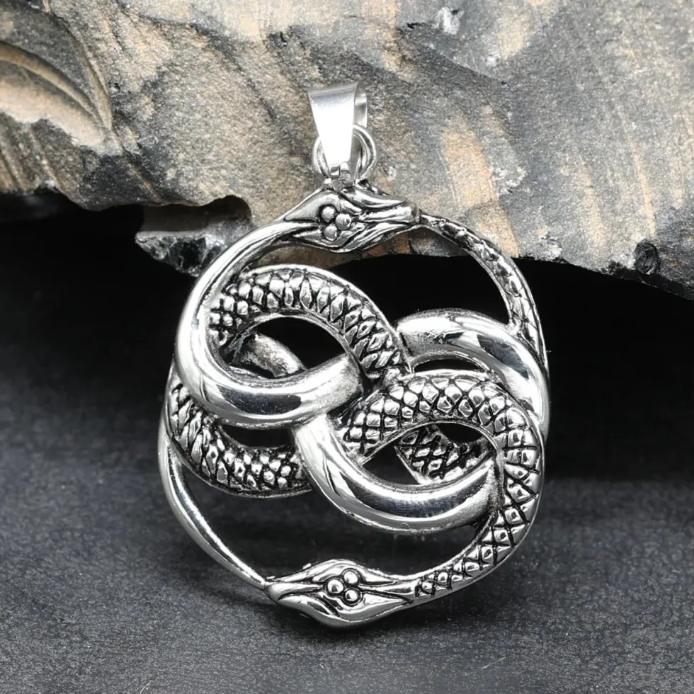 Auryn Edelstahl Anhänger Ø 3cm Schmuck unendliche Geschichte