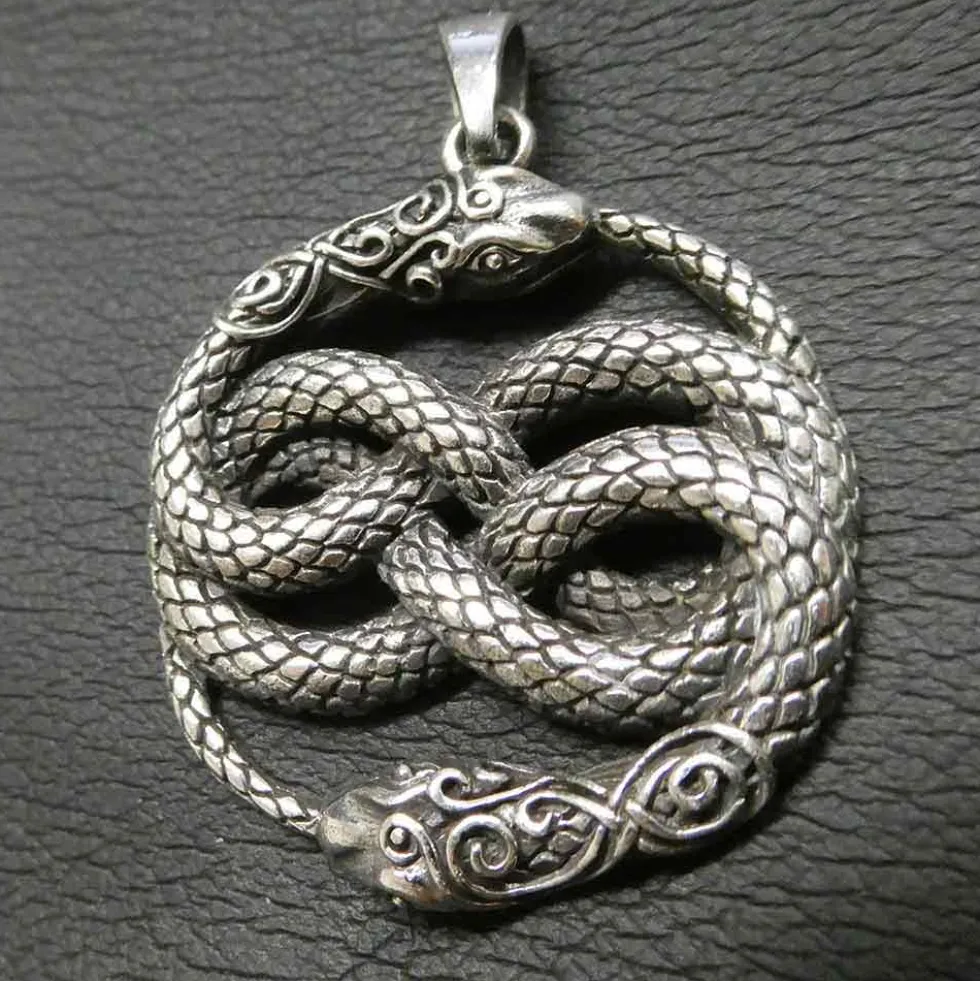 Auryn Schmuck Schlangen Silber Anhänger groß 925 Silber