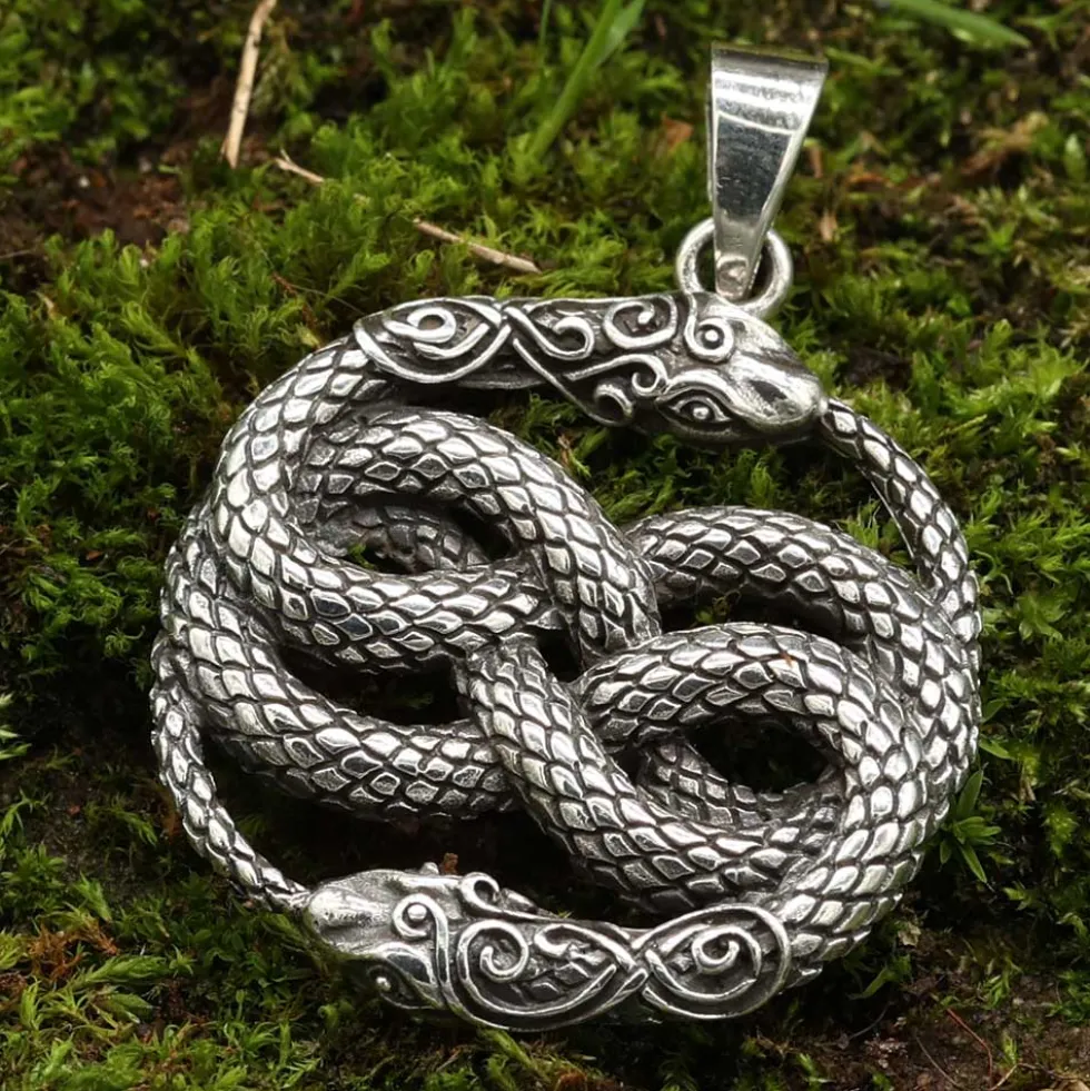 Auryn Schmuck Schlangen Silber Anhänger groß 925 Silber