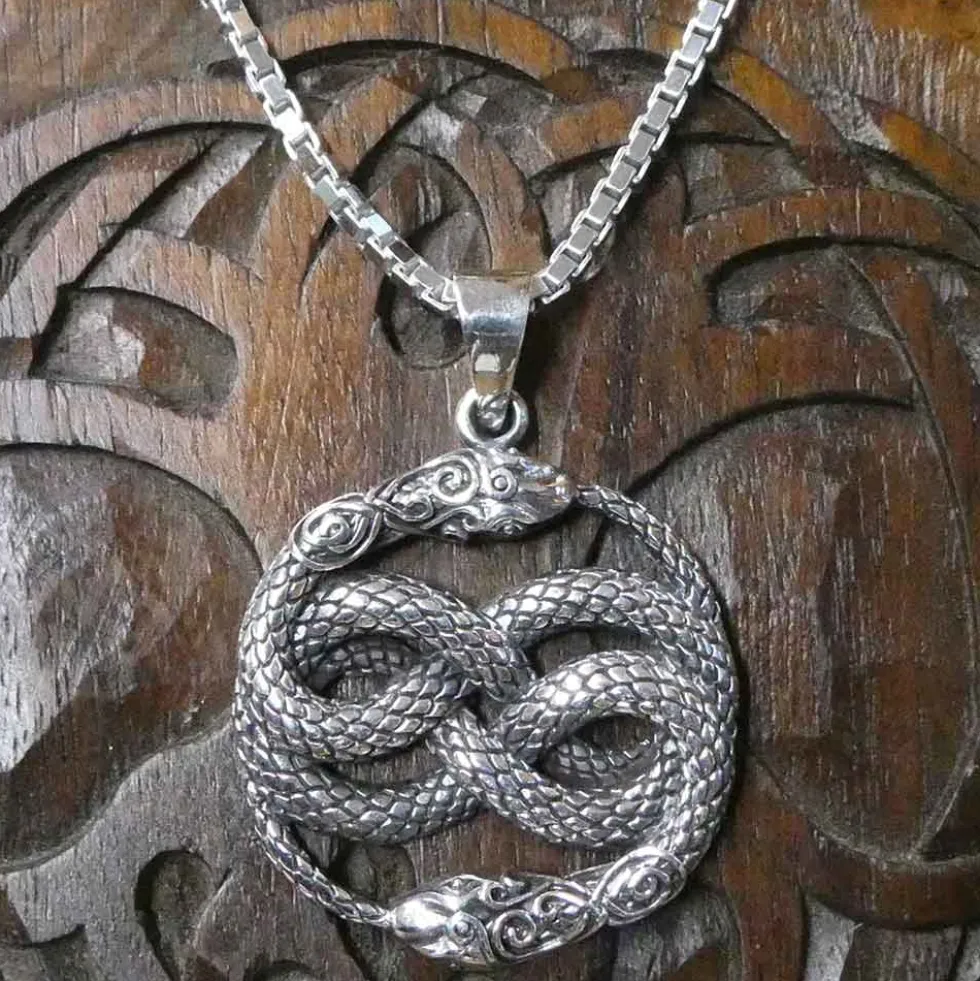 Auryn Schmuck Schlangen Silber Anhänger groß 925 Silber
