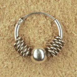 Bali Creole Ø 10mm 1,5mm Silber 925 Ohrschmuck