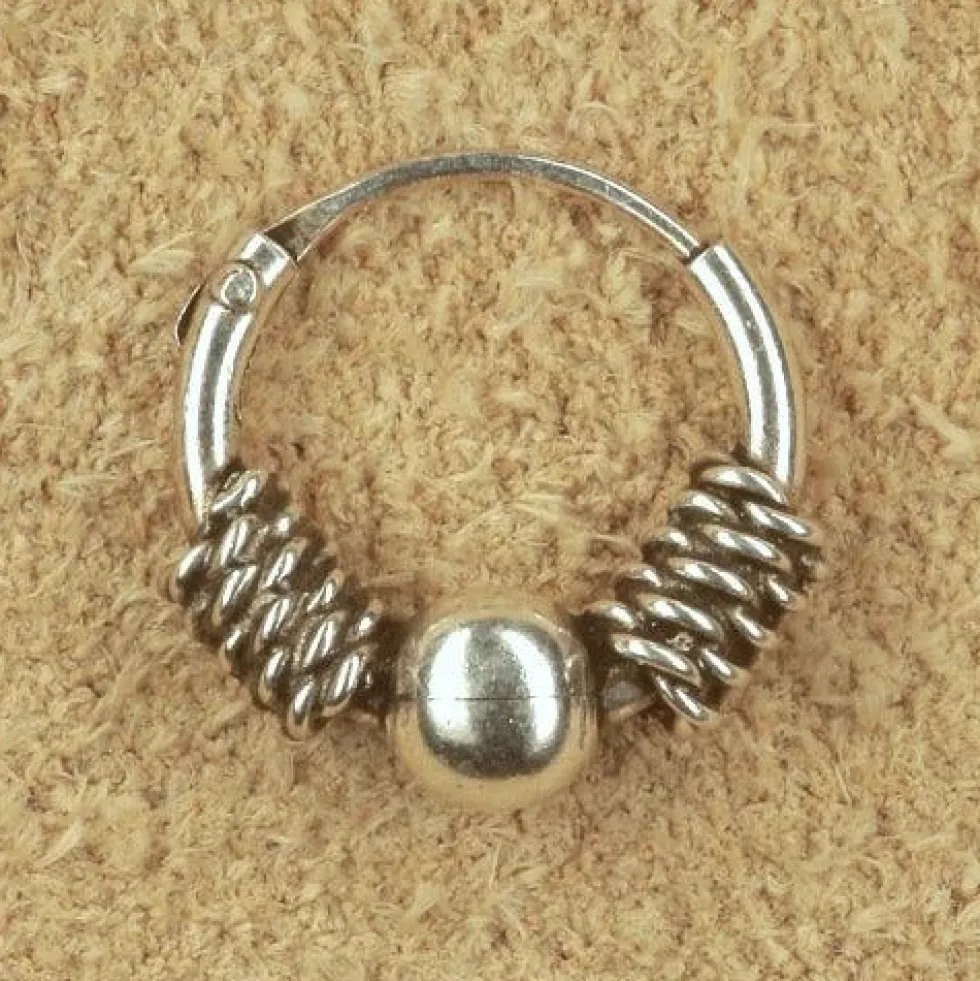 Bali Creole Ø 10mm 1,5mm Silber 925 Ohrschmuck