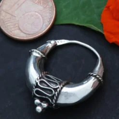 Bali Creole Ø 22mm Silber 925 Ohrschmuck