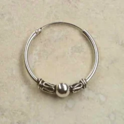 Bali Creole Silberschmuck 25 mm 1,5mm 925 Silber