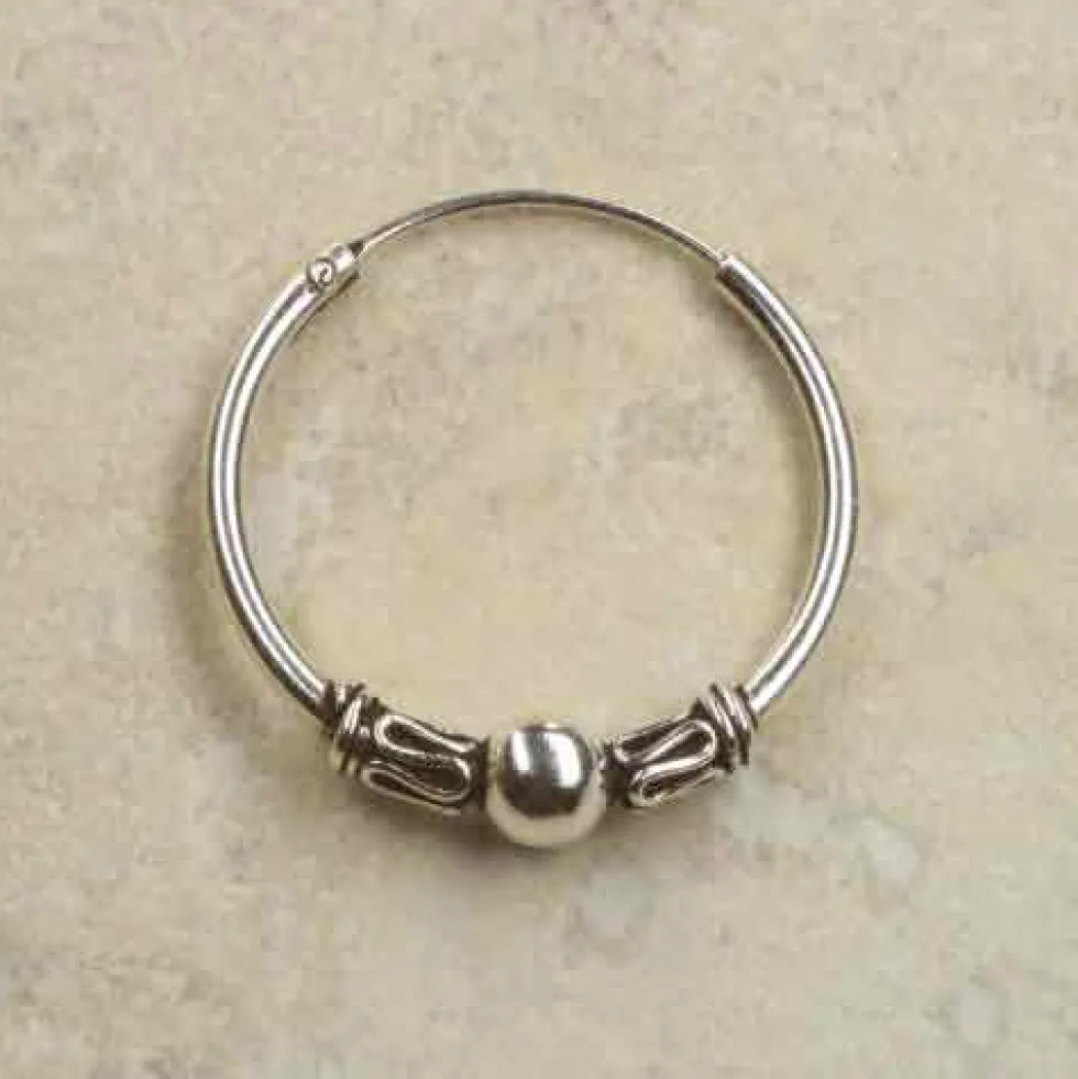 Bali Creole Silberschmuck 25 mm 1,5mm 925 Silber