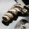 Bartperle Drache Bronze Bartschmuck Haarschmuck