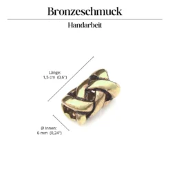 Bartperle keltisch Bronze Wikingerschmuck