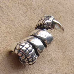 Bartperle 925 Silber Klaue Bartschmuck