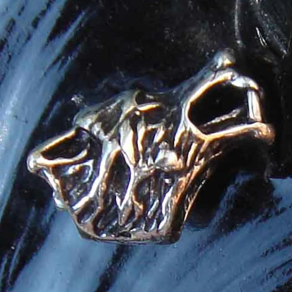 Bartperle 925 Silber Wolf Bartschmuck