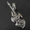 Bass Musiker Schmuck Kettenanhänger Gitarrist 925 Silber