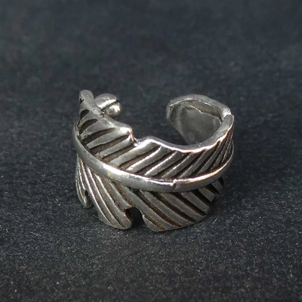 Blatt Ohrklemme Ohrschmuck 925er Silber