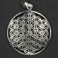 Blume des Lebens Kettenanhänger 925 Silber Anhänger