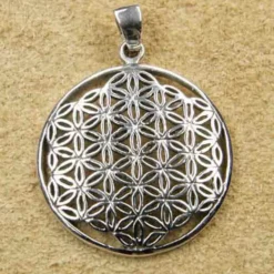 Blume des Lebens Kettenanhänger 925 Silber Anhänger