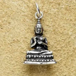 Buddha Kettenanhänger Schmuck 925 Silber Anhänger