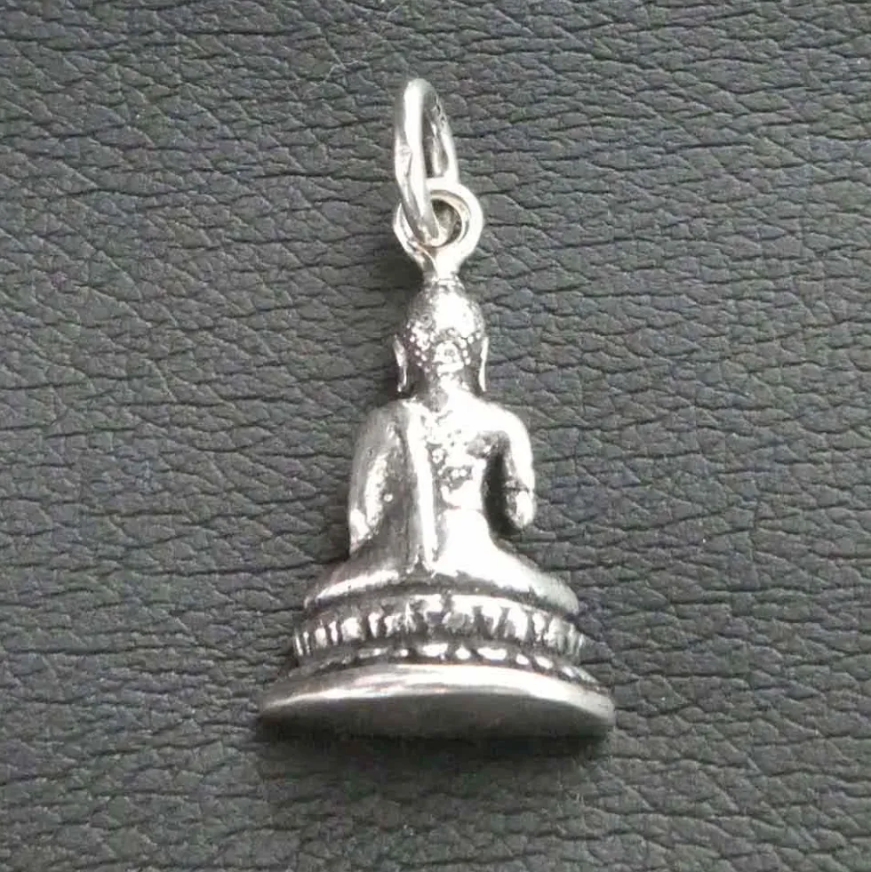 Buddha Kettenanhänger Schmuck 925 Silber Anhänger