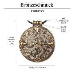 Celtic Beast Bronze Anhänger Schmuck