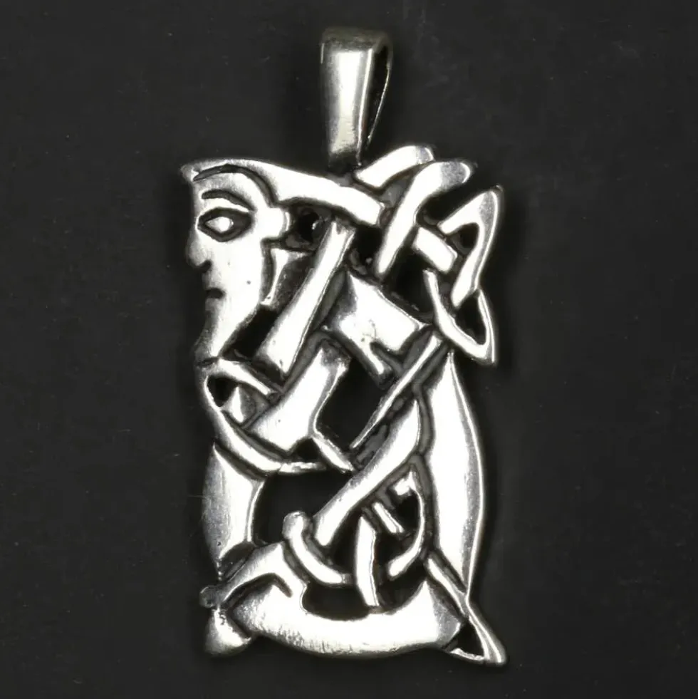 Celtic Man keltischer Schmuck Anhänger aus Silber 925