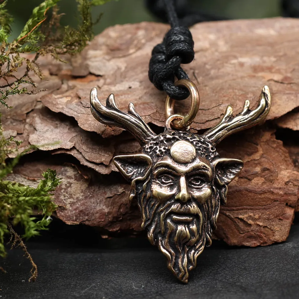 Cernunnos Schmuck Anhänger Bronze