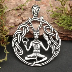 Cernunnos Schmuck Anhänger 925 Sterlingsilber keltischer Waldgott