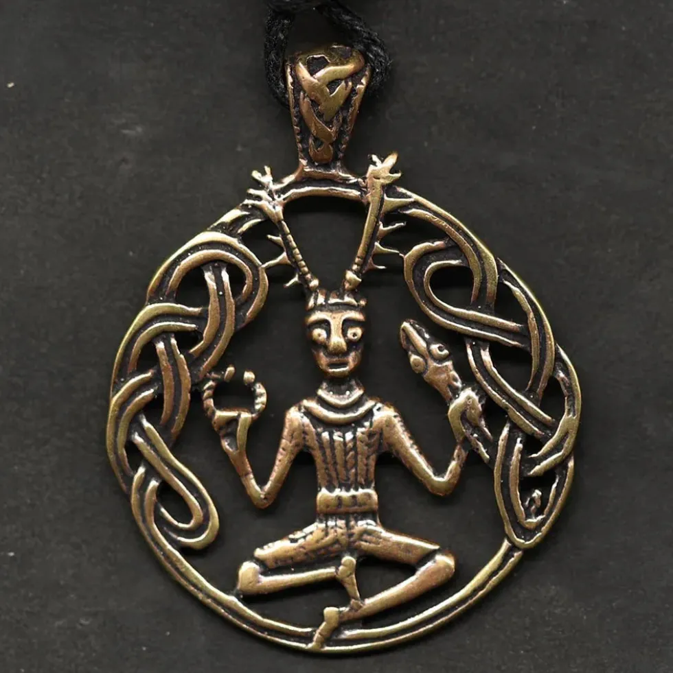 Cernunnos Schmuck Bronze Anhänger