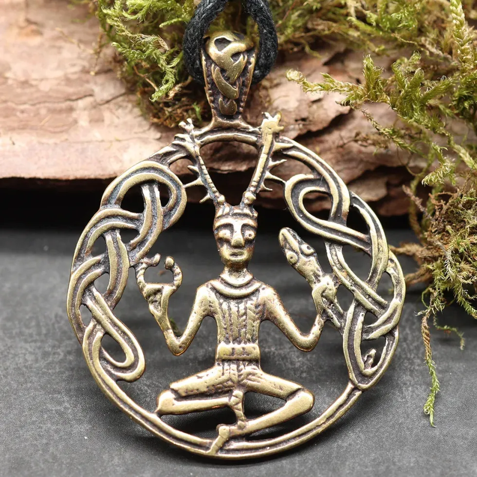 Cernunnos Schmuck Bronze Anhänger