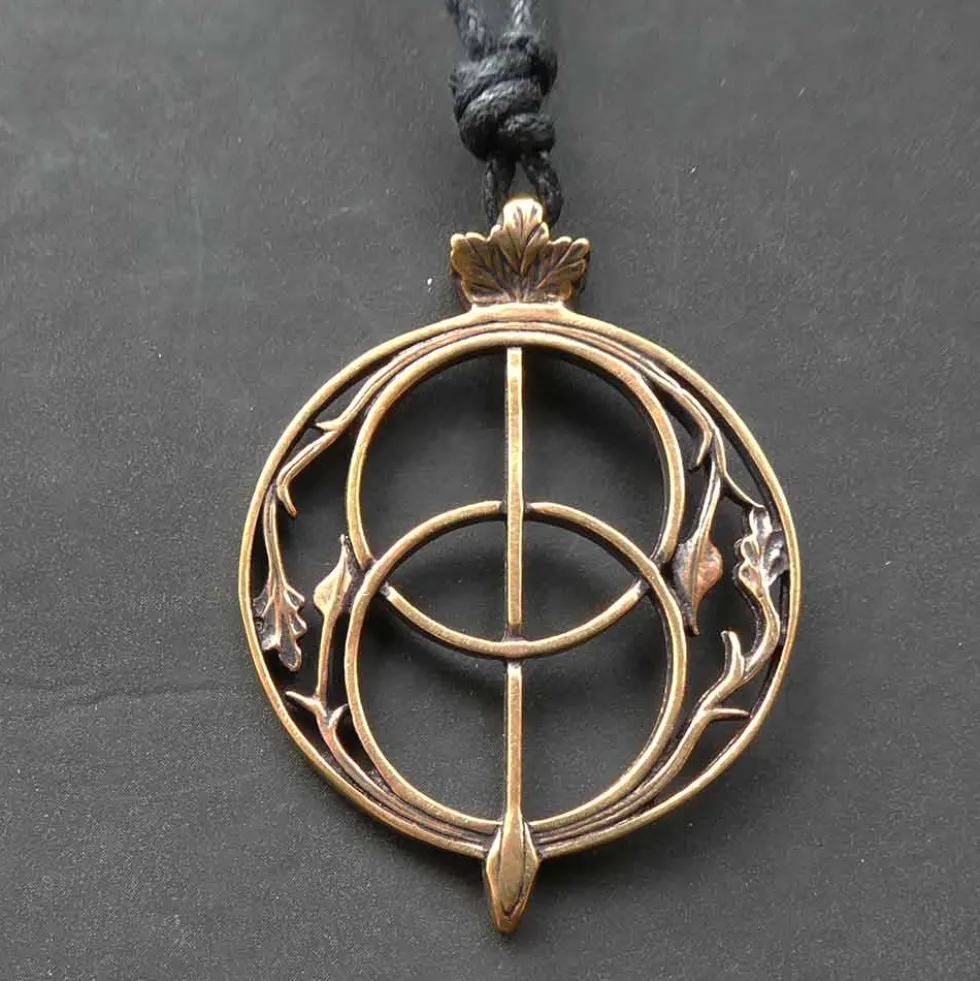 Chalice Well Schmuck Bronze Anhänger