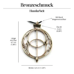 Chalice Well Schmuck Bronze Anhänger