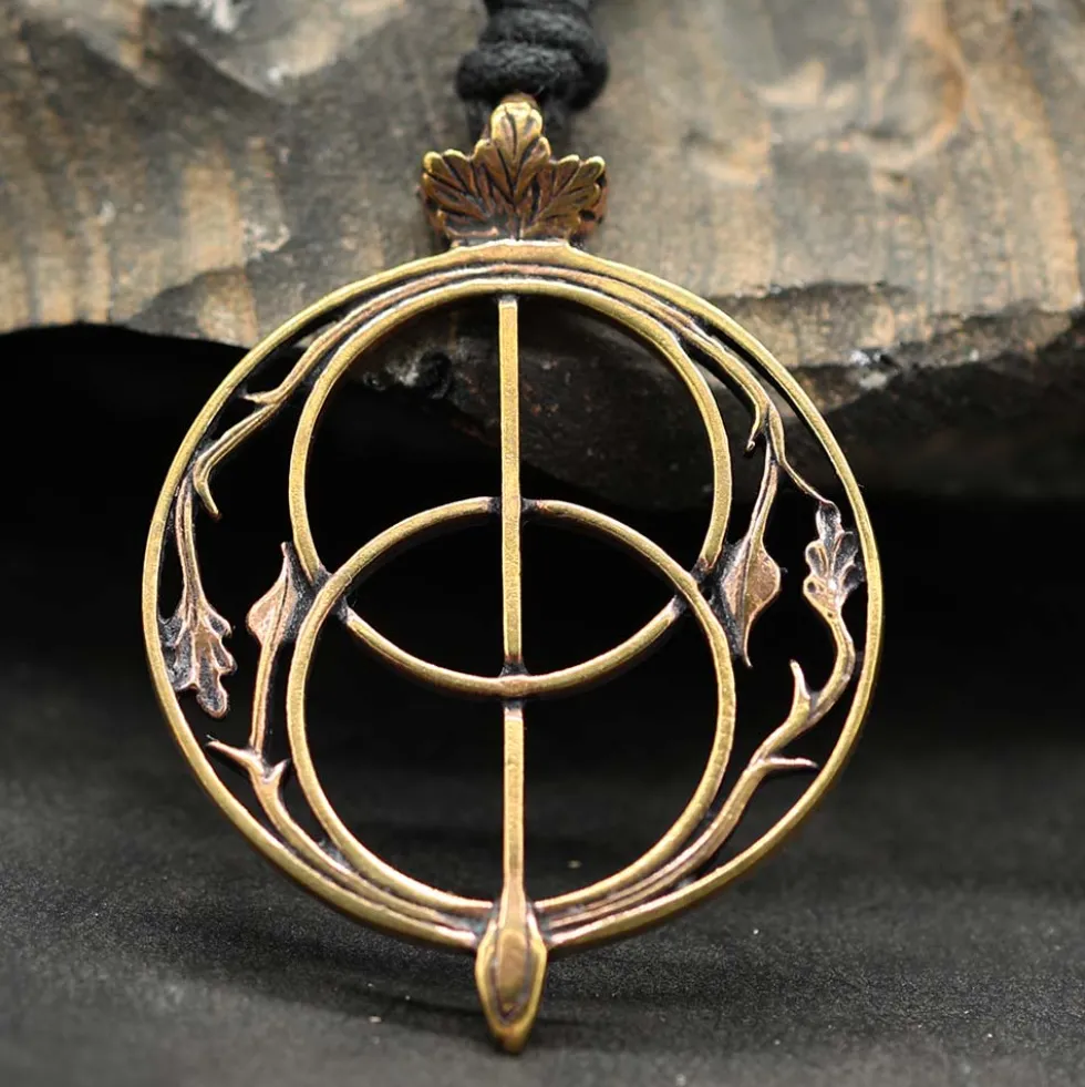Chalice Well Schmuck Bronze Anhänger