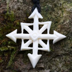 Chaosstern Schmuck aus Knochen Schmuck Kette
