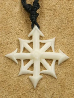 Chaosstern Schmuck aus Knochen Schmuck Kette