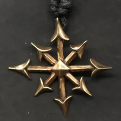 Chaosstern Schmuck Bronze Anhänger