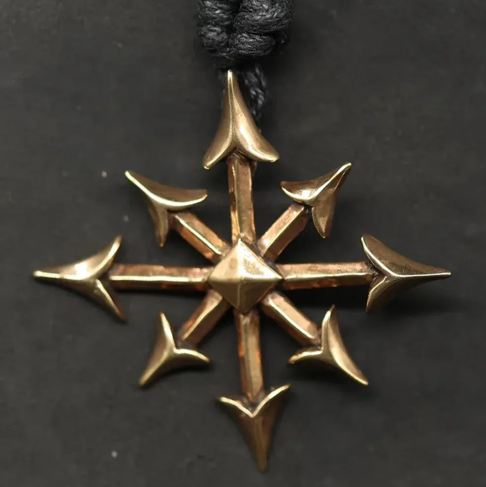 Chaosstern Schmuck Bronze Anhänger