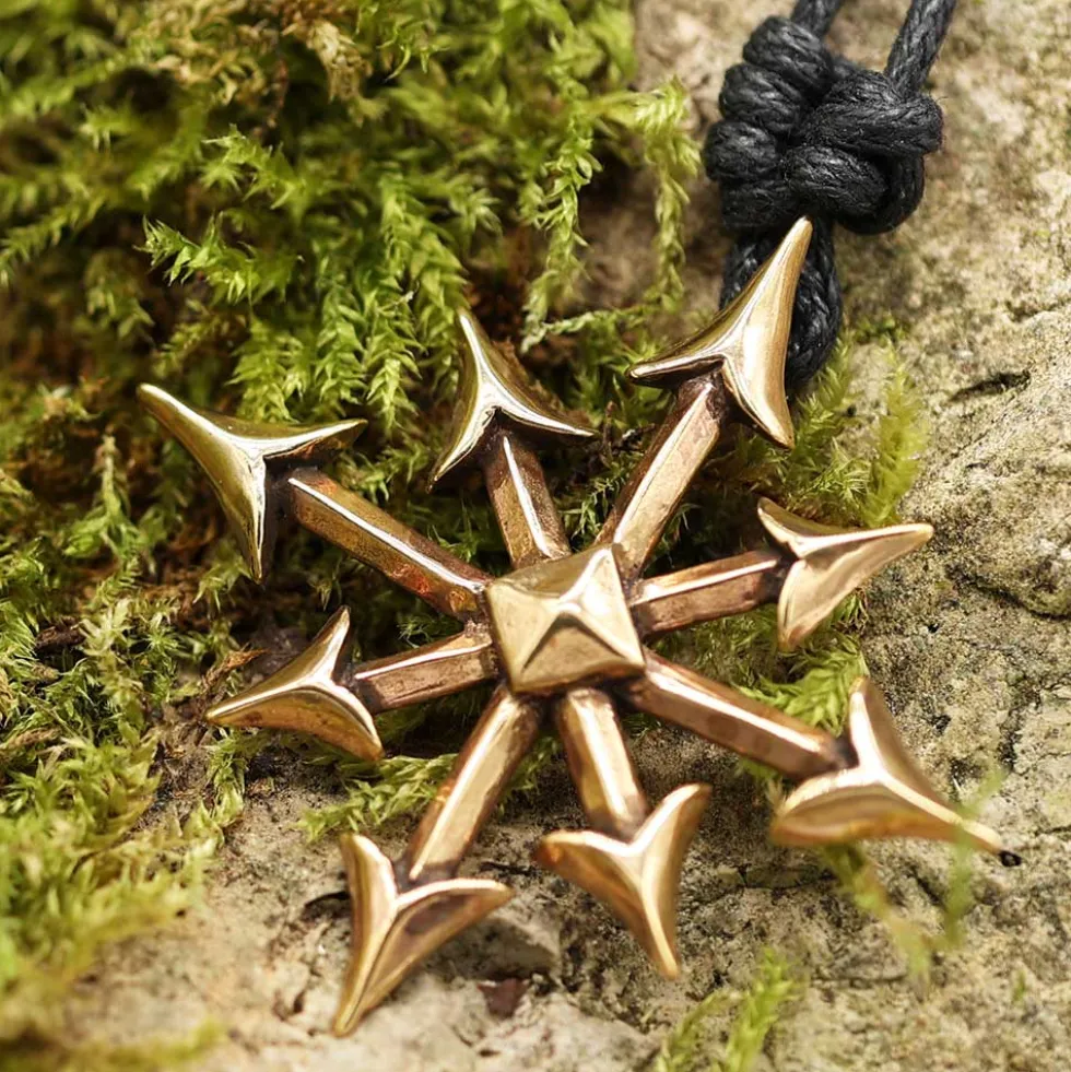 Chaosstern Schmuck Bronze Anhänger