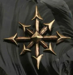 Chaosstern Schmuck Bronze Anhänger