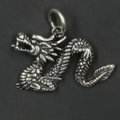 Chinesischer Drache Anhänger Silberschmuck Kettenanhänger 925/000