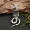 Cobra Schlange Schmuck Kettenanhänger 925 Silber