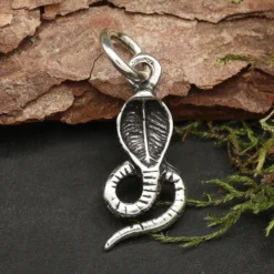 Cobra Schlange Schmuck Kettenanhänger 925 Silber