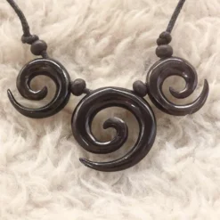 Collier Hornschmuck Beth Collier Halskette Handarbeit