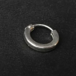 Creole eckiges Profil 12 mm 2mm 925 Silber